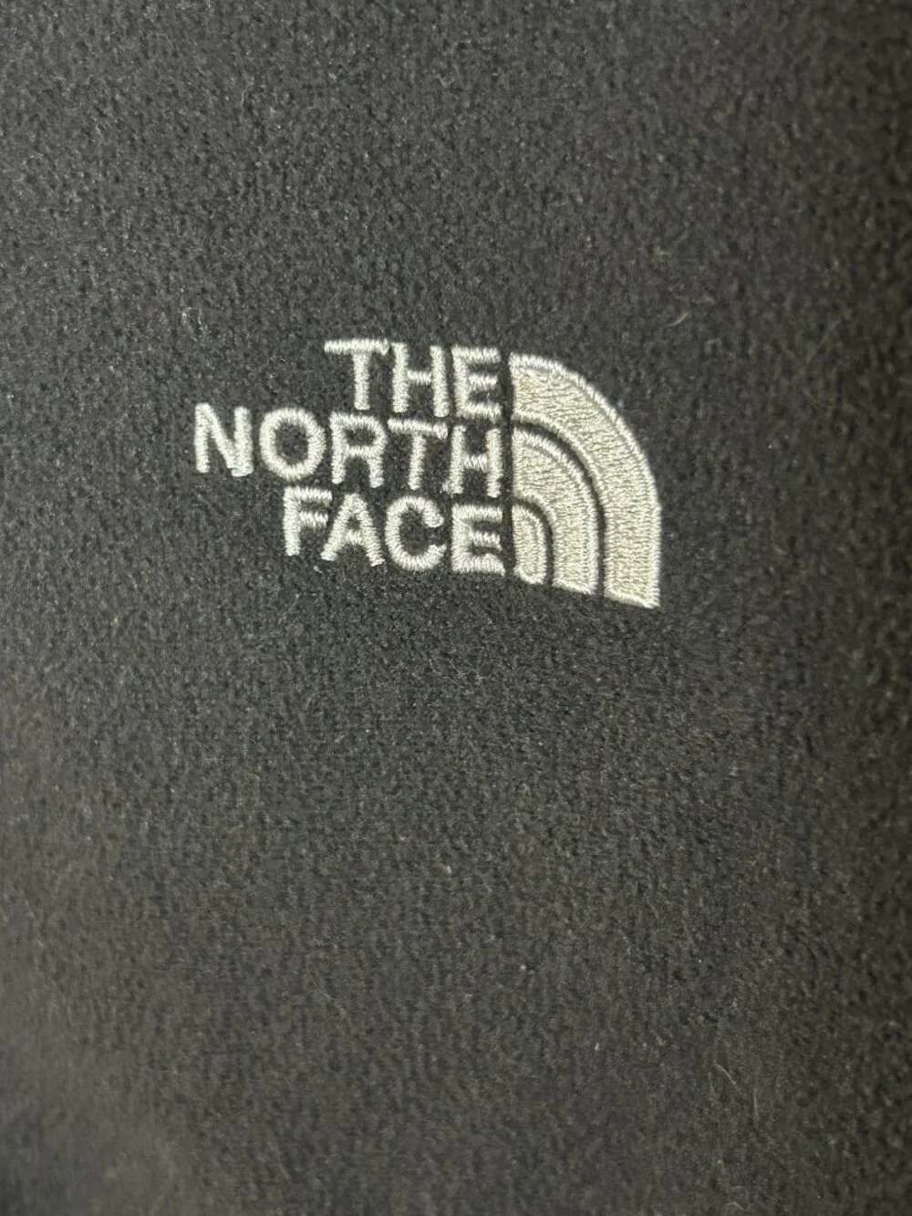 North Face Jacket Mens Large Popover Quarter Zip Fleece Mid Weight Black Casual